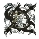 Loona Helluva Boss tattoo design idea