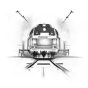 a sydney train  tattoo design idea