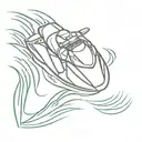jet ski tattoo design idea