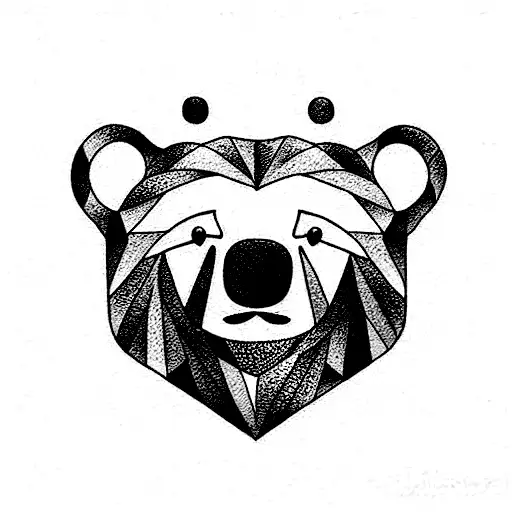 bear  tattoo design idea