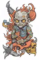 maahes tattoo design idea