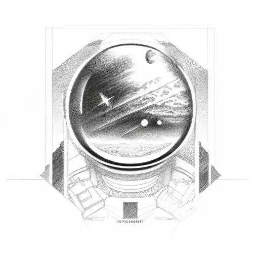 black monolith from 2001: A Space Odyssey tattoo design idea