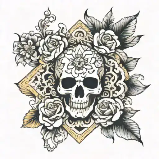 6 blancos tattoo design idea
