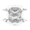 boobies tattoo design idea