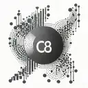 An abstract binary code tattoo with a semicolon cleverly hidden within the code tattoo design idea