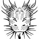 axolotl jaguar warrior tattoo design idea