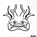 axolotl jaguar warrior tattoo design idea