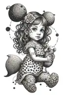 inner child tattoo design idea