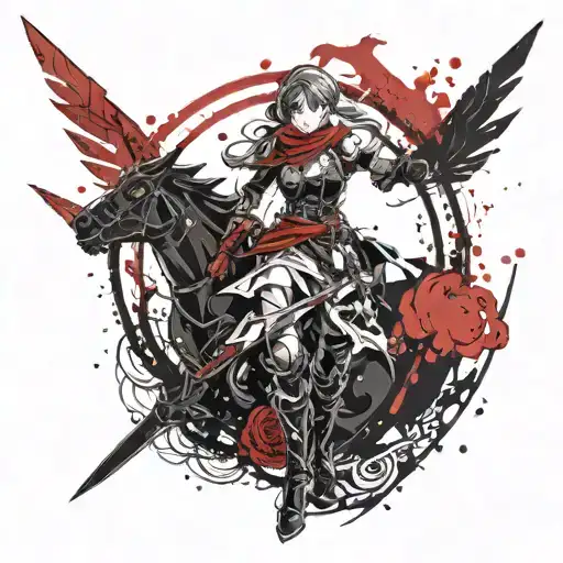 fire emblem echoes shadow of valentia tattoo design idea