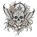 11:11 4:44 tattoo design idea