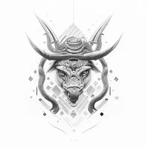 taurus tattoo design idea