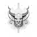 taurus tattoo design idea