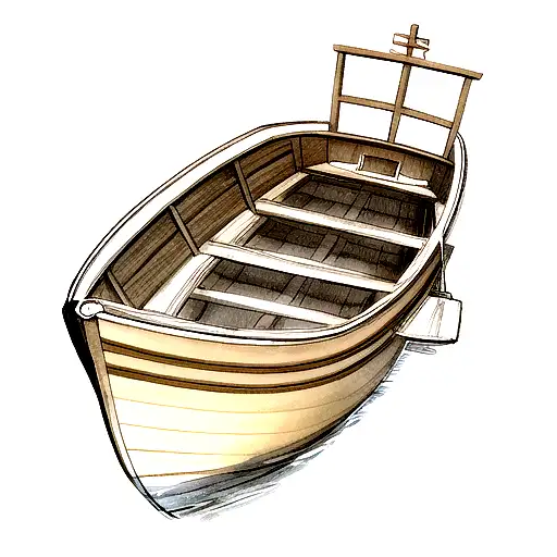 boat tattoo design idea