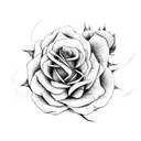 dead roses with forever and always on one vine tattoo design idea