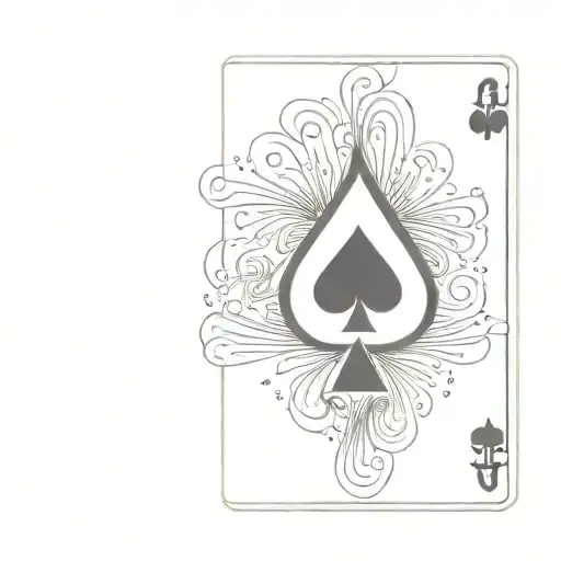  The Jack of Spades card remains at the heart of the design, with th tattoo design idea