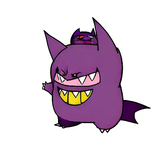 gengar tattoo design idea