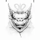 marlin tattoo design idea