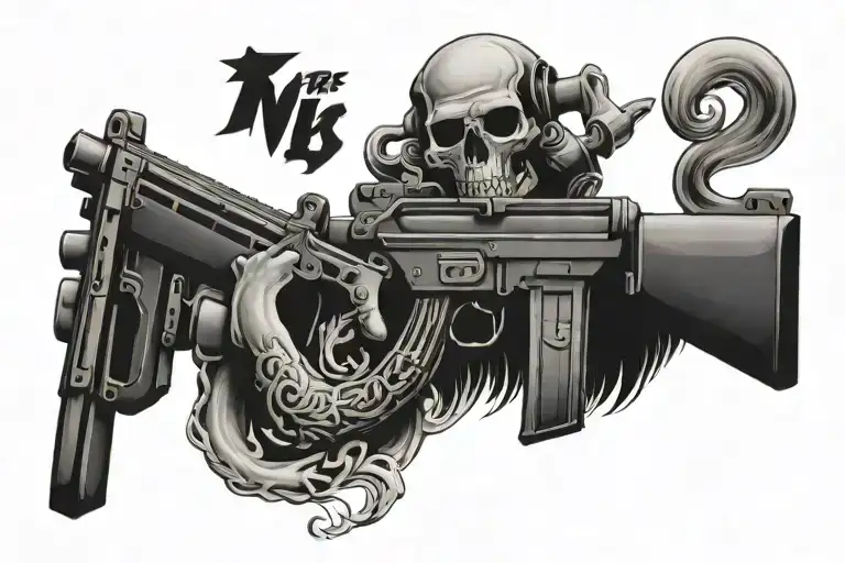 shall not be infringed  tattoo design idea
