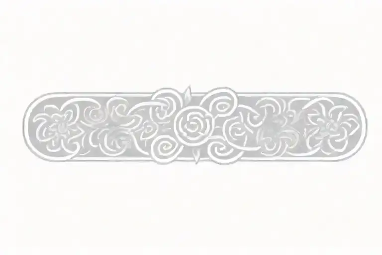 celtic knot with flowers   tattoo design idea