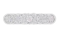 celtic knot with flowers  tattoo design idea