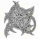 celtic band tattoo design idea