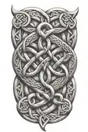 celtic knot  tattoo design idea