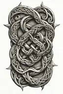 celtic knot  tattoo design idea