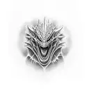 kaiju  tattoo design idea