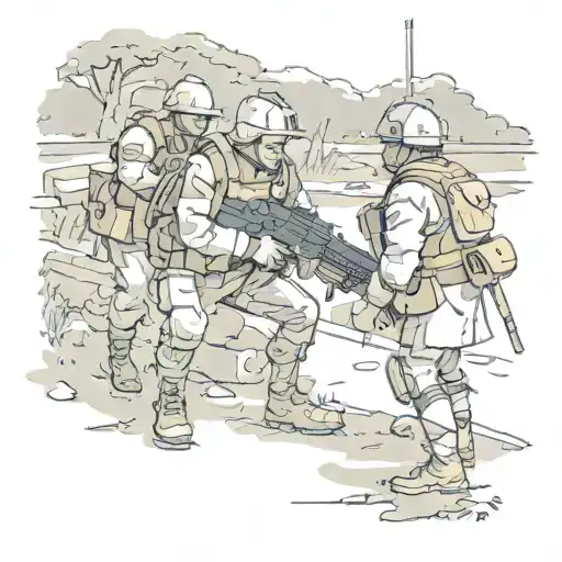 sapper without the right to make mistakes tattoo design idea