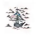 battleship  tattoo design idea