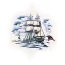 battleship  tattoo design idea