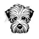 maltese poodle tattoo design idea