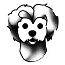 maltese poodle tattoo design idea