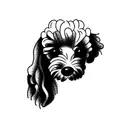 maltese poodle tattoo design idea