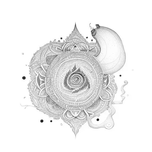 hindu tattoo design idea