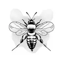 Honey Bee tattoo design idea
