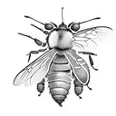 Honey Bee tattoo design idea