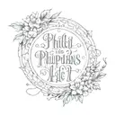 philippians 4:13 tattoo design idea