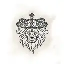 England rose lion crown England flag  tattoo design idea