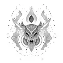 gnostic galaxy sleeve tattoo design idea