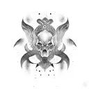 gnostic galaxy sleeve tattoo design idea