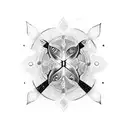 gnostic galaxy sleeve tattoo design idea