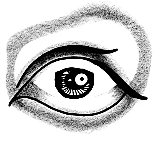 Evil Eye tattoo design idea