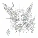 Countless nights crying over mights  tattoo design idea