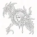 Countless nights crying over mights  tattoo design idea