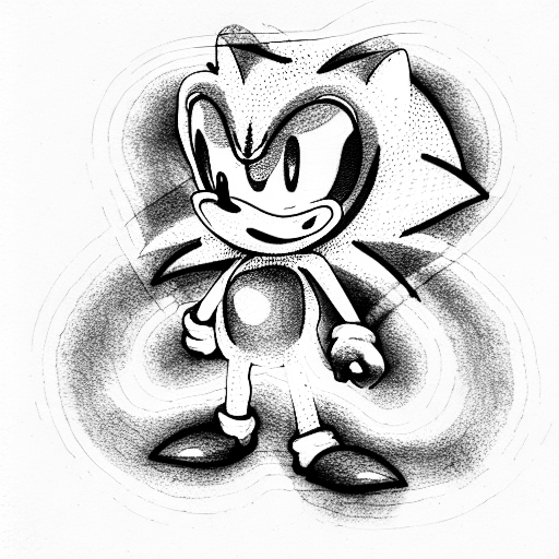 sonic tattoo design idea