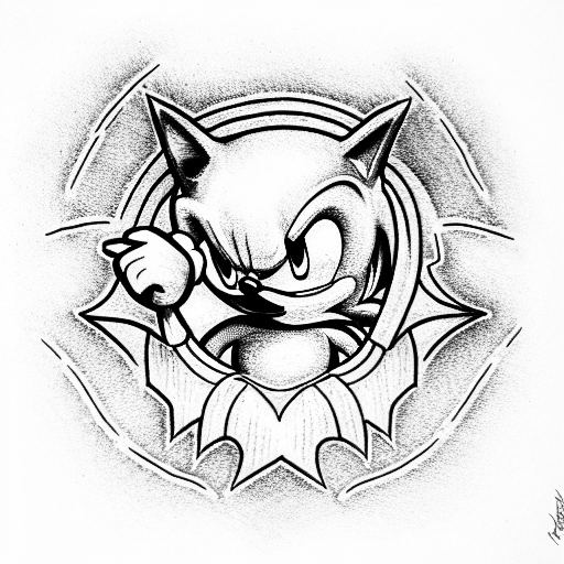 sonic tattoo design idea