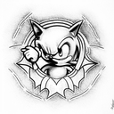 sonic tattoo design idea