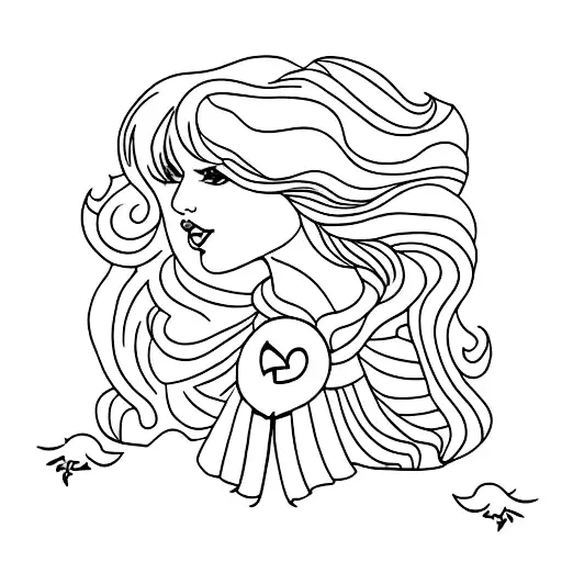 Taylor Swift tattoo design idea