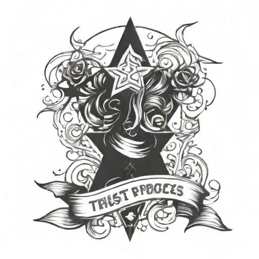 trust the process tattoo design idea